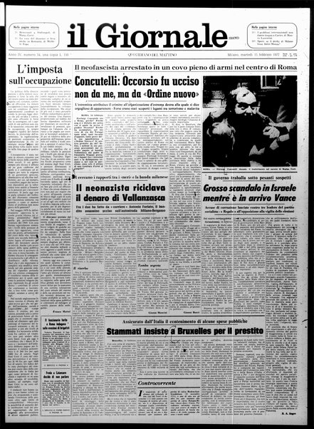 Il giornale nuovo : quotidiano del mattino